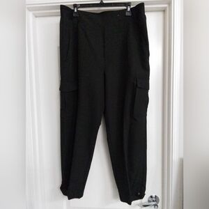 STYLUS Women's Black Cargo Jogger Pants